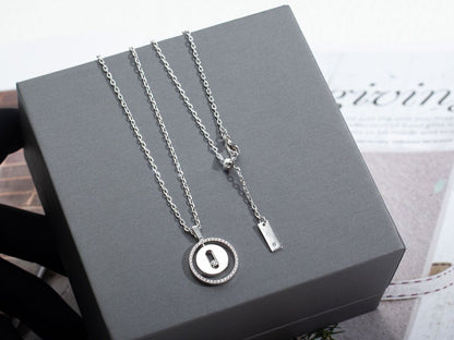 [CharmAmor]LUCKY MOVE PM NECKLACE SILVER DIAMOND