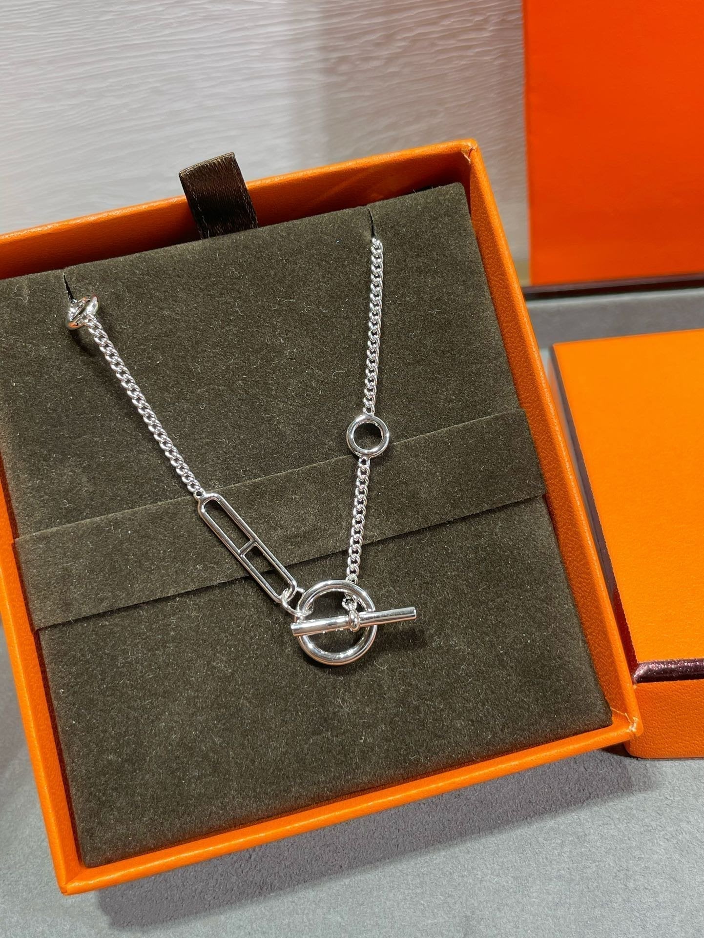 [CharmAmor]HM STERLING CHAINE D'ANCRE HEART