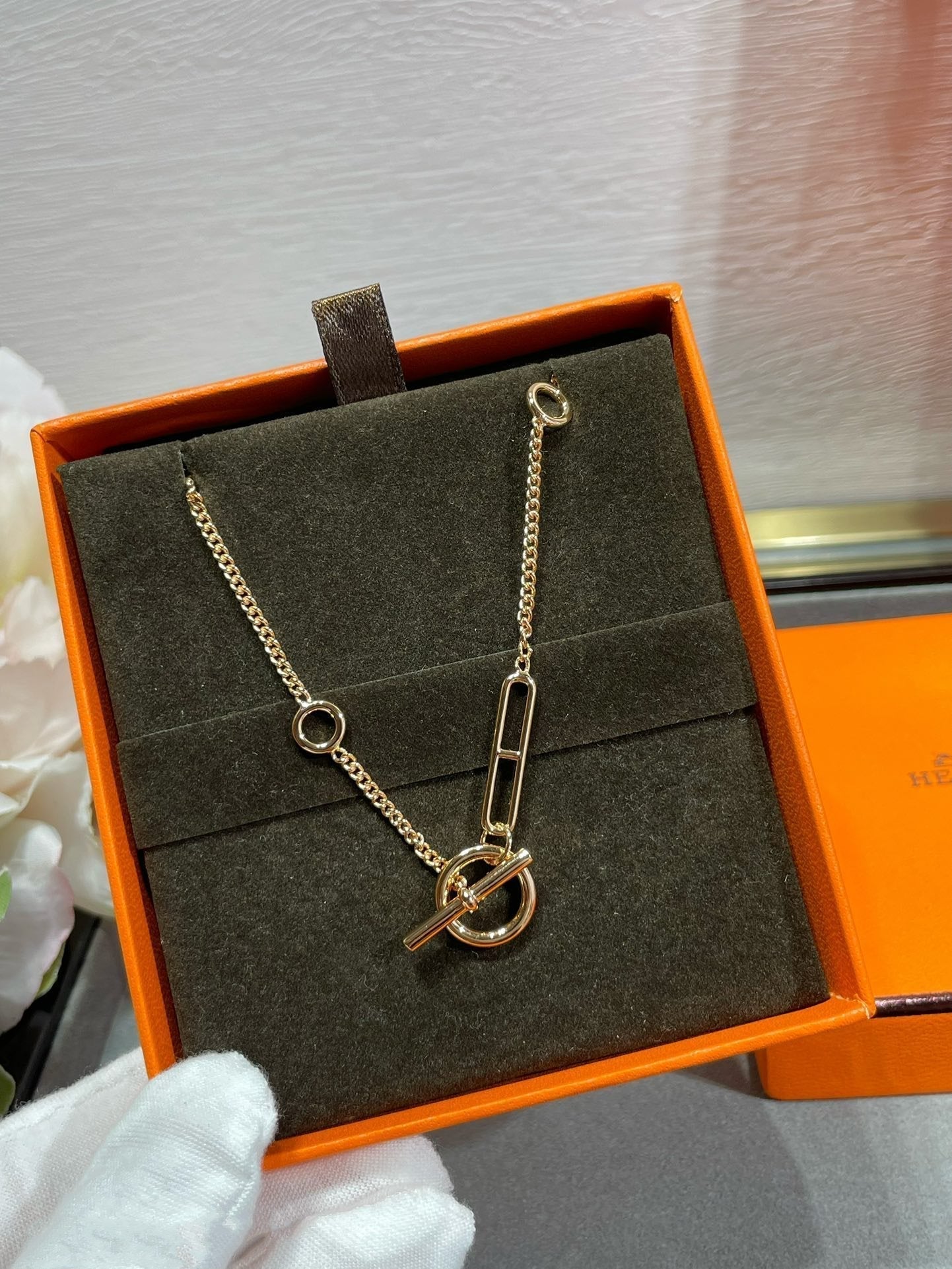 [CharmAmor]HM STERLING CHAINE D'ANCRE HEART
