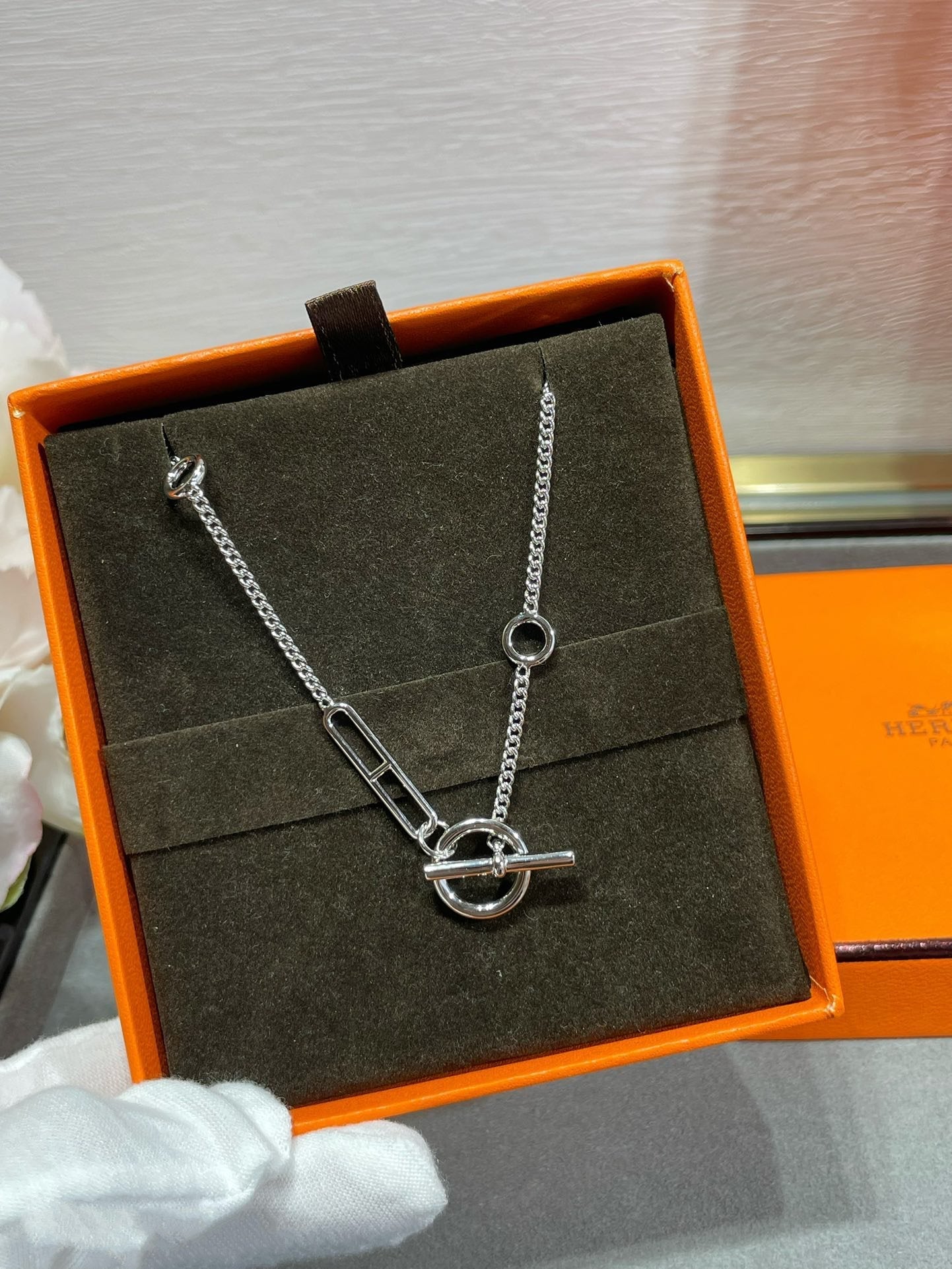 [CharmAmor]HM STERLING CHAINE D'ANCRE HEART