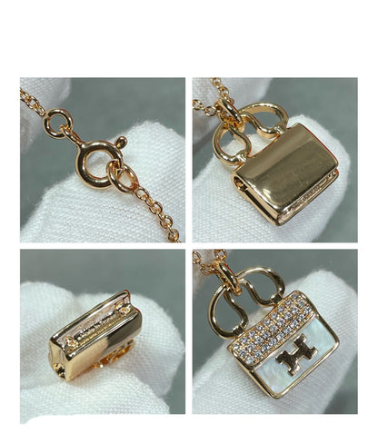 [CharmAmor]H CIRCE MOISSANITE PENDANT NECKLACE GOLD