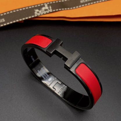 [CharmAmor]CLIC HM SO BLACK RED BRACELET