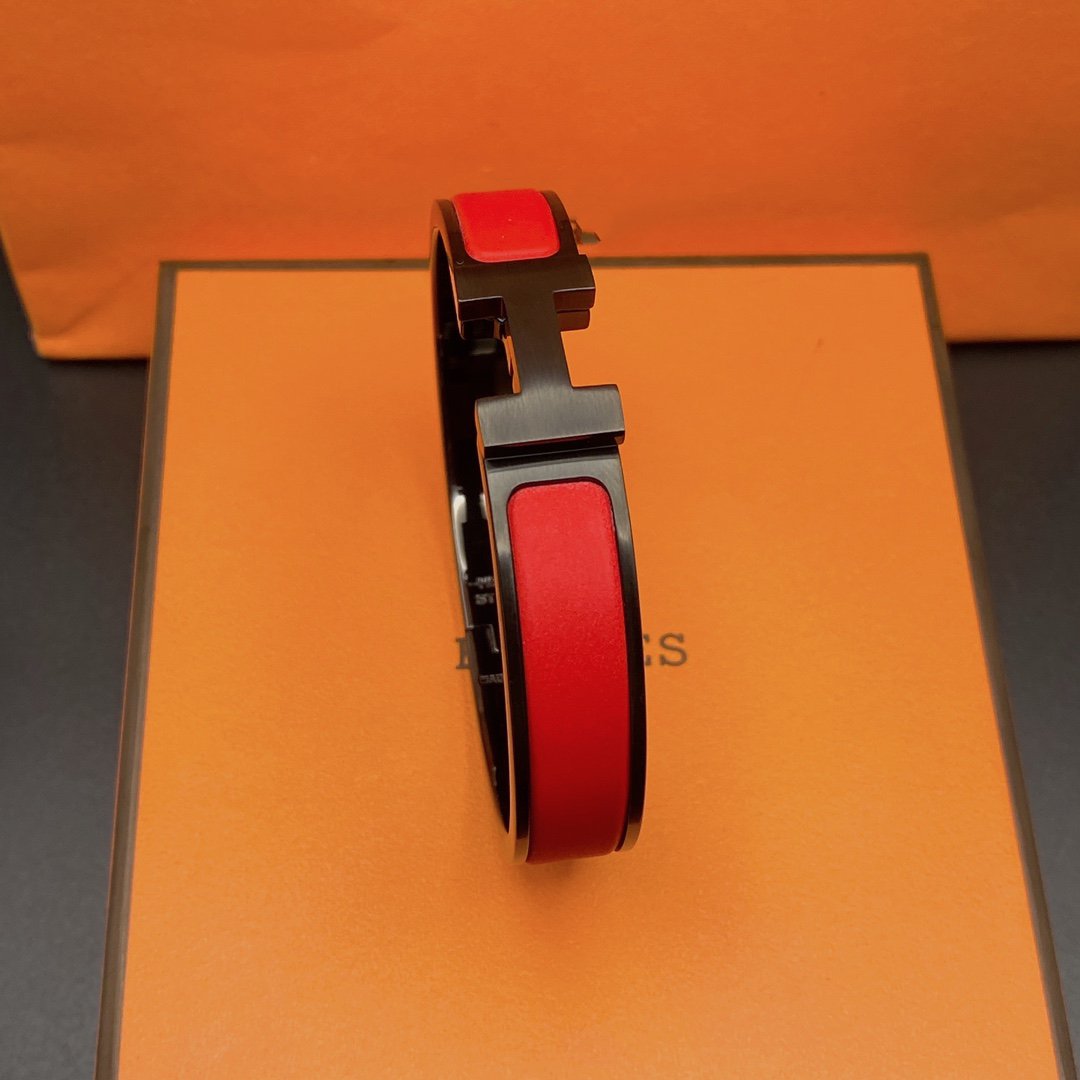 [CharmAmor]CLIC HM SO BLACK RED BRACELET