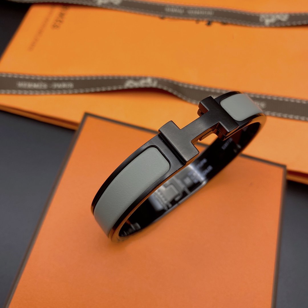[CharmAmor]CLIC HM SO BLACK GREY BRACELET