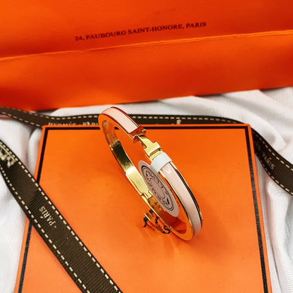 [CharmAmor]CLASSIC HM CLIC  PINK 8MM ENAMEL BRACELET
