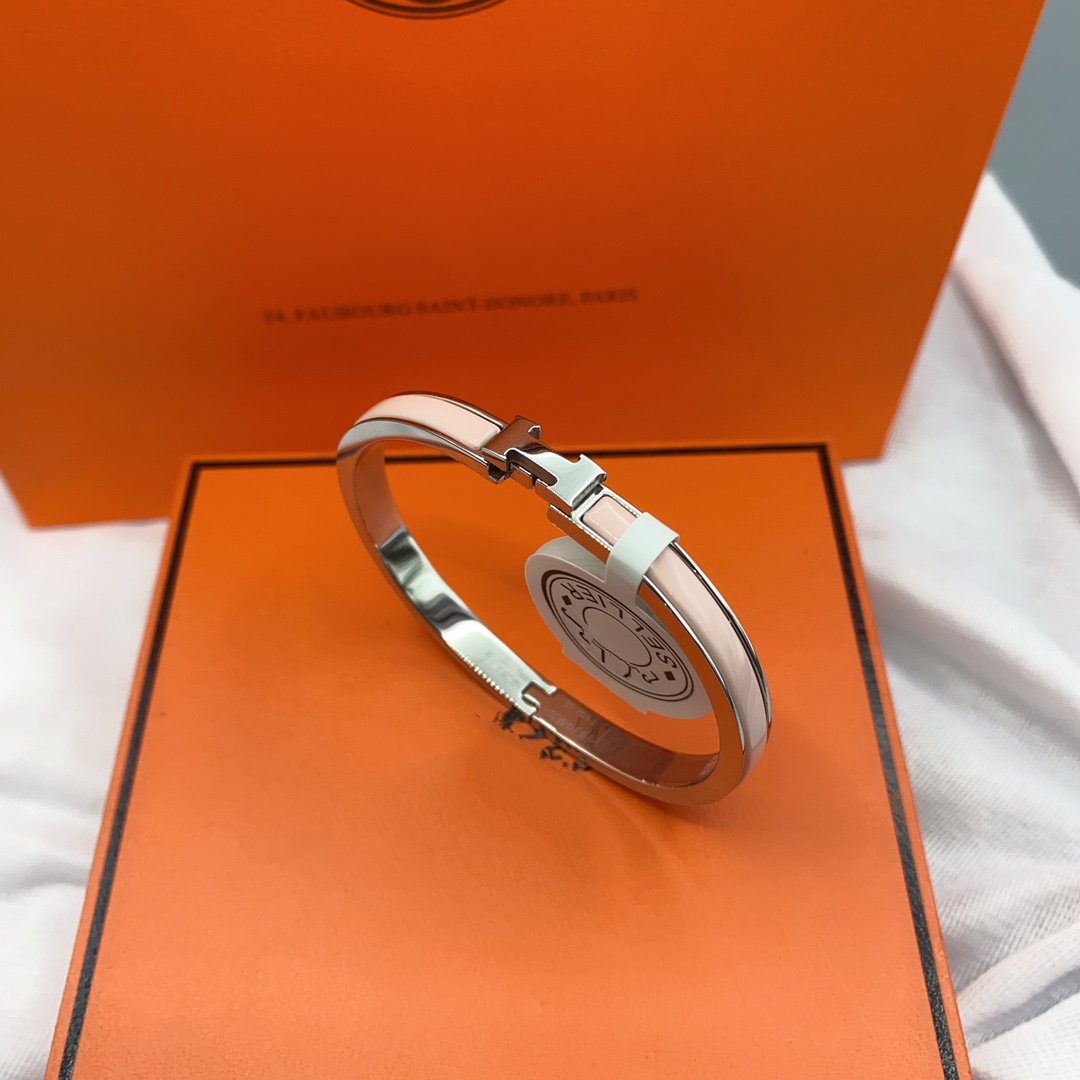 [CharmAmor]CLASSIC HM CLIC  PINK 8MM ENAMEL BRACELET