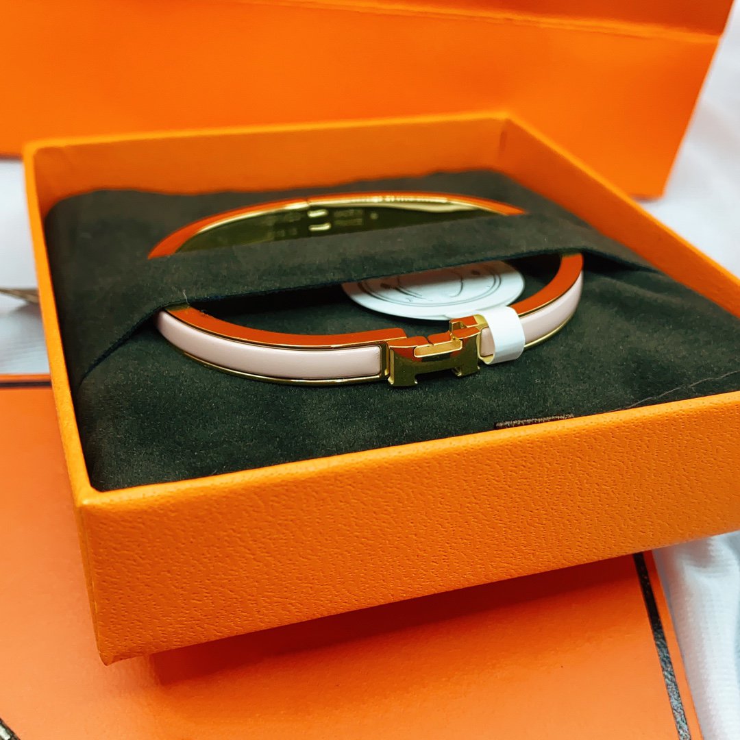 [CharmAmor]CLASSIC HM CLIC  PINK 8MM ENAMEL BRACELET