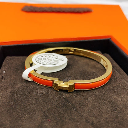 [CharmAmor]CLASSIC HM CLIC RED 8MM ENAMEL BRACELET