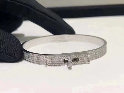 [CharmAmor]HM KELLY BRACELET IN SILVER AND FULL PAVE DIAMOND