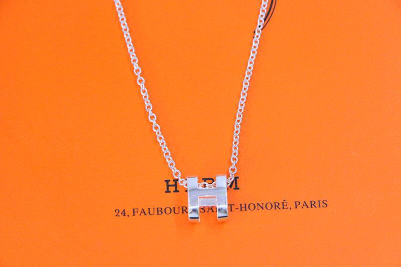 [CharmAmor]HM NECKLACE H LETTER OVAL SERIES