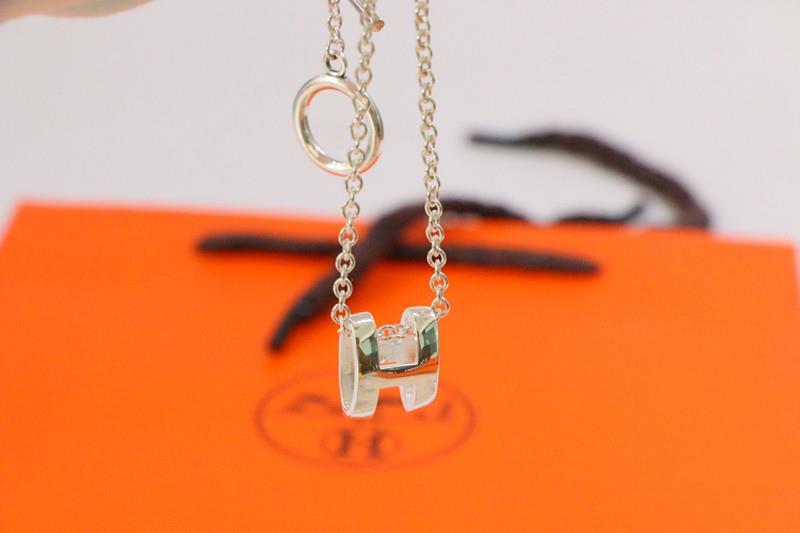 [CharmAmor]HM NECKLACE H LETTER OVAL SERIES