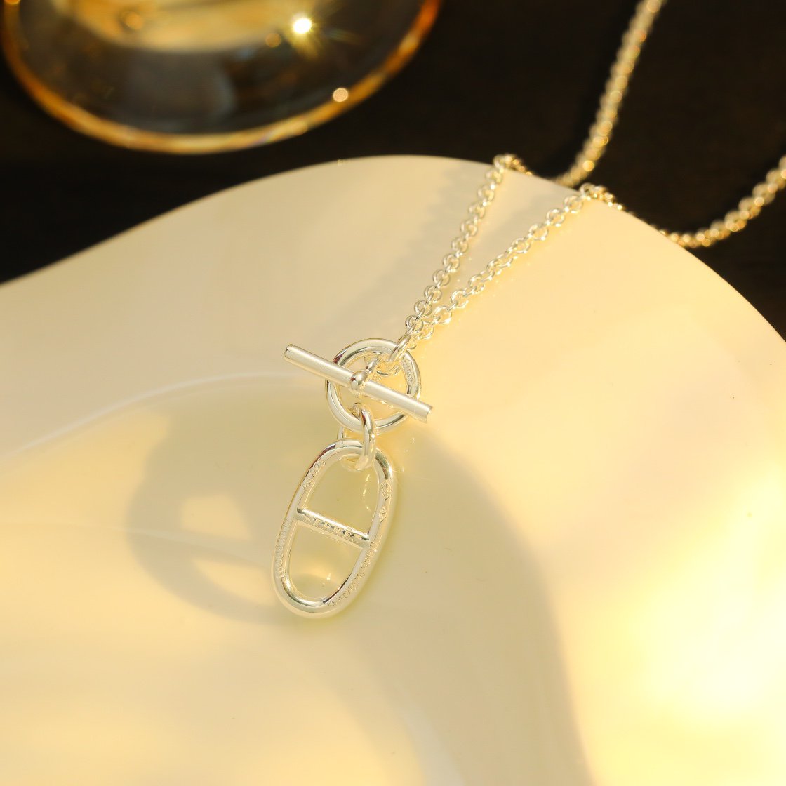 [CharmAmor]HM CHAINE D'ANCRE PENDANT NECKLACE STERLING SILVER