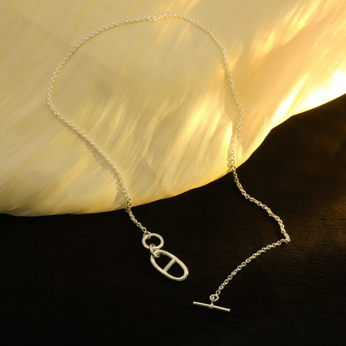 [CharmAmor]HM CHAINE D'ANCRE PENDANT NECKLACE STERLING SILVER