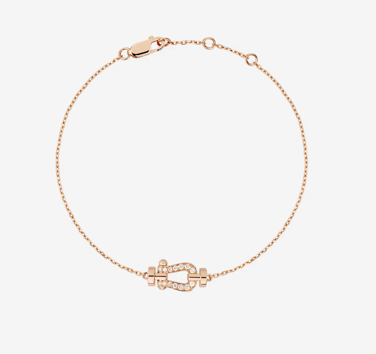 [CharmAmor]FORCE 10 FULL DIAMOND BUCKLE CHAIN LINK MINI MODEL