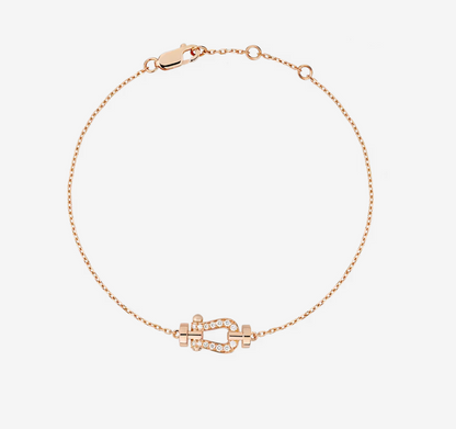 [CharmAmor]FORCE 10 FULL DIAMOND BUCKLE CHAIN LINK MINI MODEL