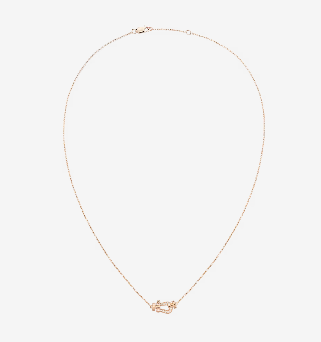 [CharmAmor]FORCE 10 DIAMOND PINK GOLD NECKLACE MINI MODEL