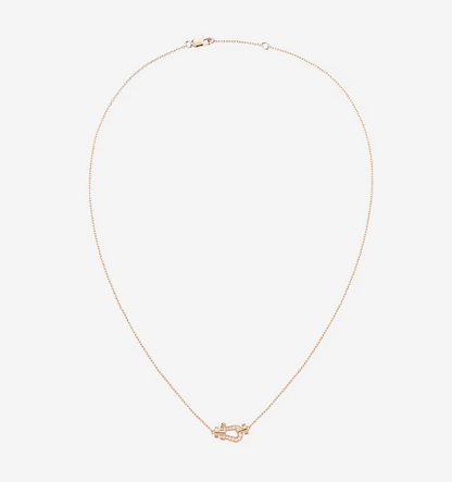 [CharmAmor]FORCE 10 DIAMOND PINK GOLD NECKLACE MINI MODEL