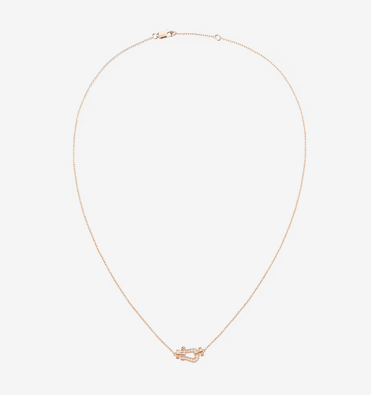[CharmAmor]FORCE 10 DIAMOND PINK GOLD NECKLACE MINI MODEL