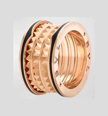 [CharmAmor]ZERO 1 ROCK BLACK CERAMIC PINK GOLD LARGE MODEL