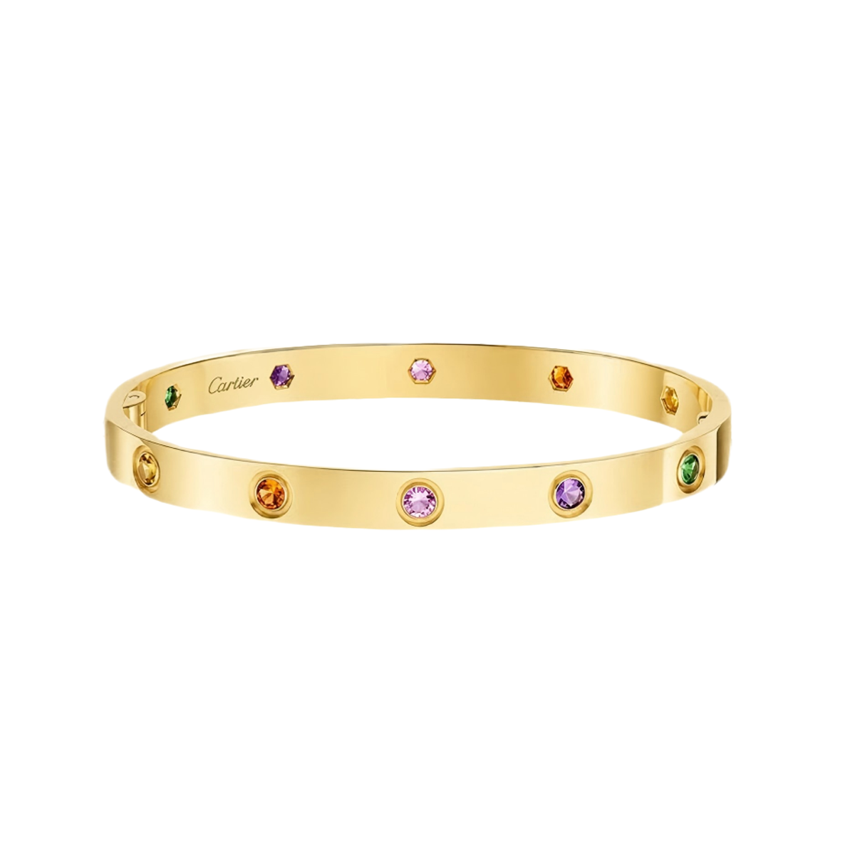 [CharmAmor]2026 RAINBOW LOVE BRACELET 6.1MM  10 DIAMONDS