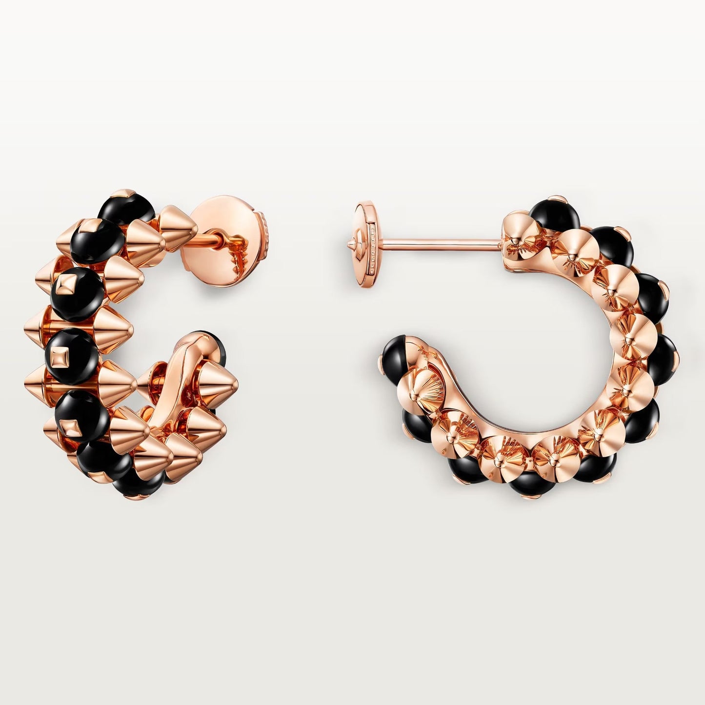 [CharmAmor]CLASH 7.9MM AGATE CHALCEDONY EARRINGS