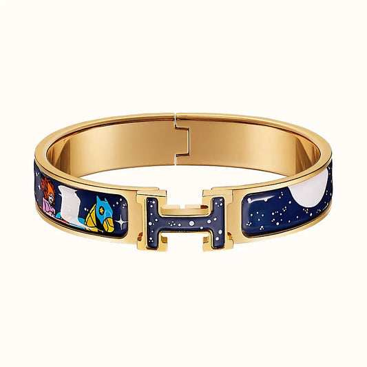 [CharmAmor]H STAR AND MOON BRACELET 12MM