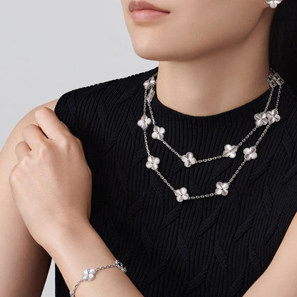 [CharmAmor]CLOVER 20 MOTIFS DIAMOND SILVER