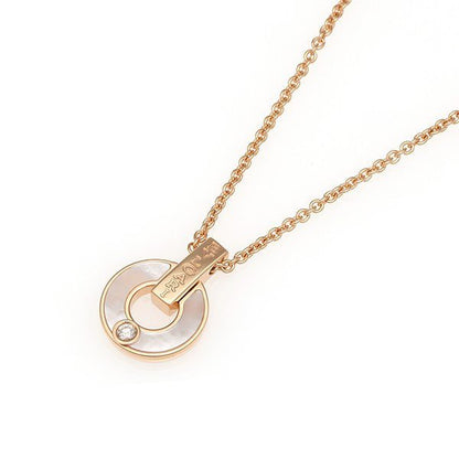 [CharmAmor]GARI NECKLACE PINK GOLD MOP