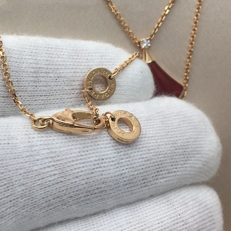 [CharmAmor]DREAM NECKLACE CARNELIAN 1 DIAMOND