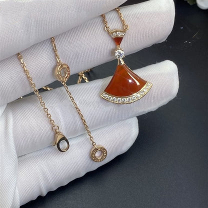 [CharmAmor]DREAM NECKLACE CARNELIAN DIAMOND