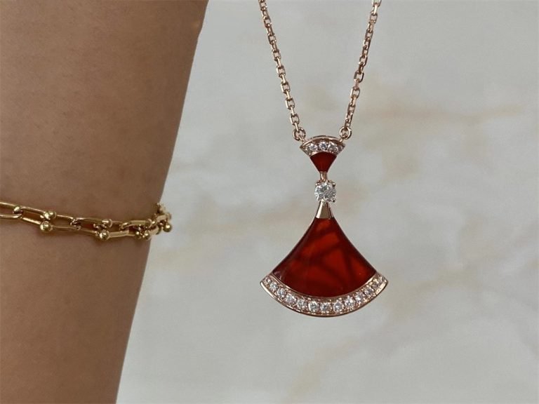 [CharmAmor]DREAM NECKLACE CARNELIAN DIAMOND