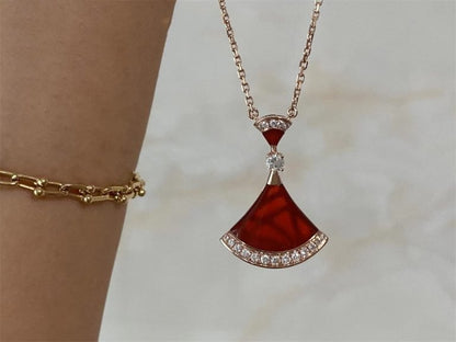 [CharmAmor]DREAM NECKLACE CARNELIAN DIAMOND