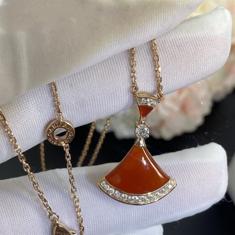 [CharmAmor]DREAM NECKLACE CARNELIAN DIAMOND