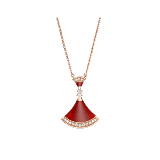[CharmAmor]DREAM NECKLACE CARNELIAN DIAMOND