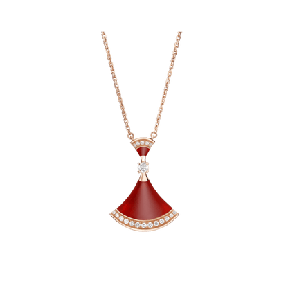 [CharmAmor]DREAM NECKLACE CARNELIAN DIAMOND