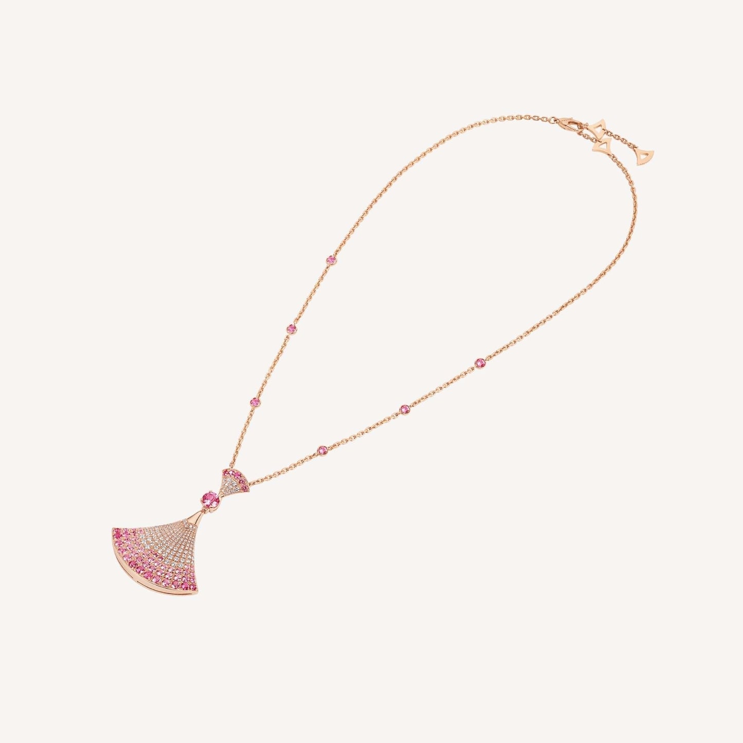 [CharmAmor]DREAM NECKLACK DIAMOND PINK GOLD