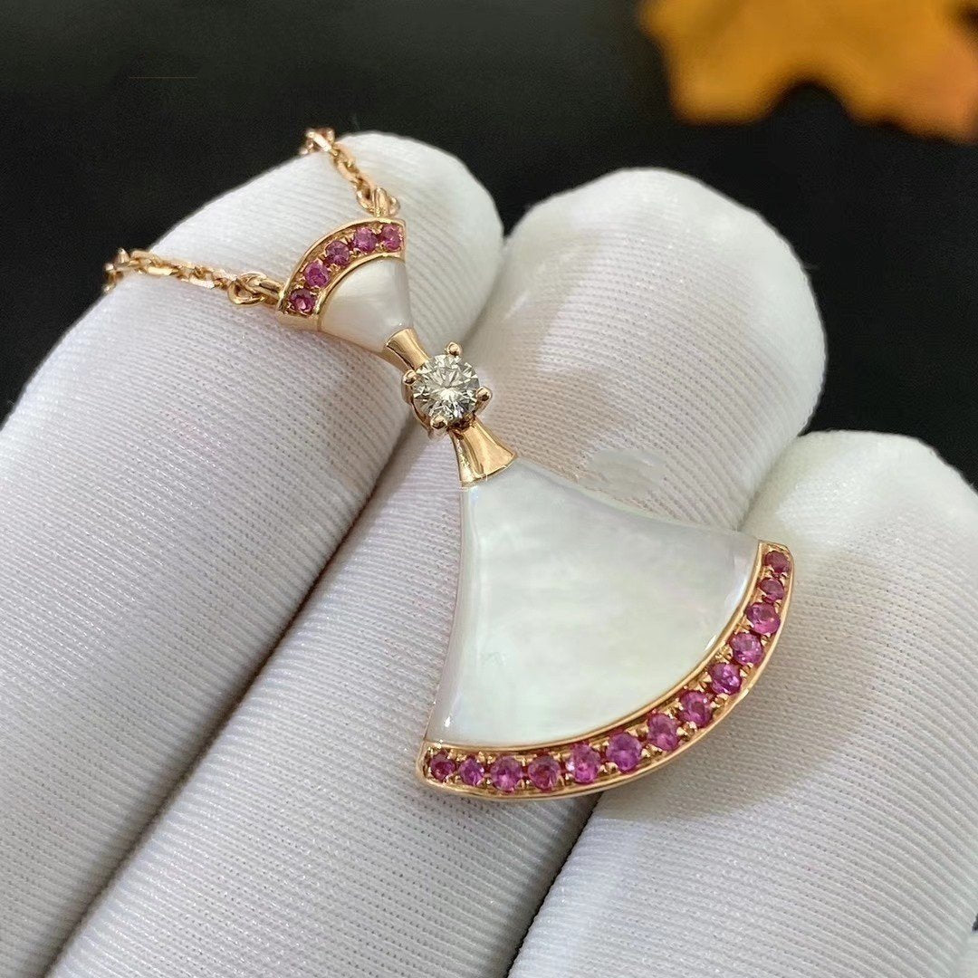 [CharmAmor]DREAM NECKLACE MOP PINK DIAMOND