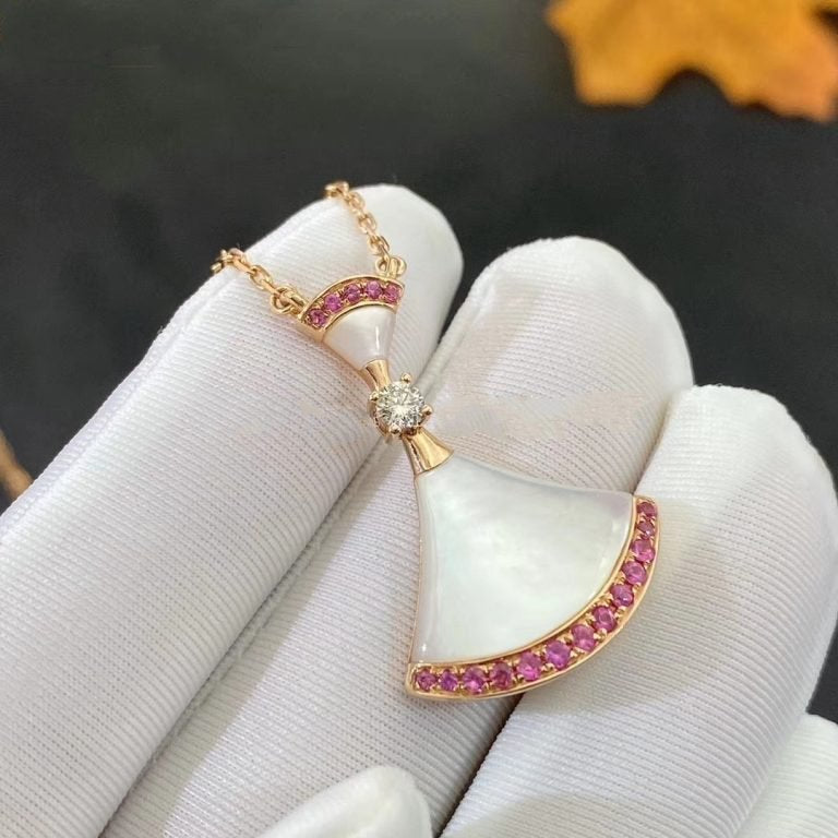 [CharmAmor]DREAM NECKLACE MOP PINK DIAMOND