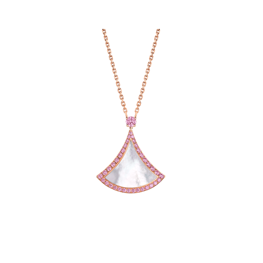 [CharmAmor]DREAM NECKLACE MOP DIAMOND PINK