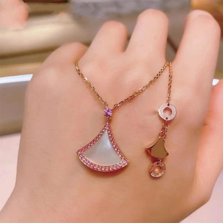 [CharmAmor]DREAM NECKLACE MOP DIAMOND PINK