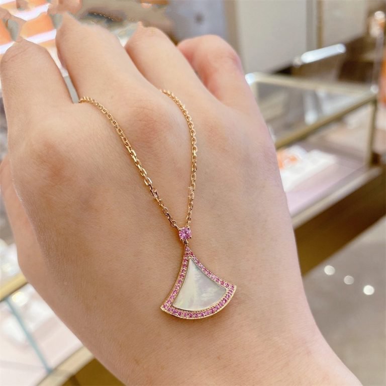 [CharmAmor]DREAM NECKLACE MOP DIAMOND PINK