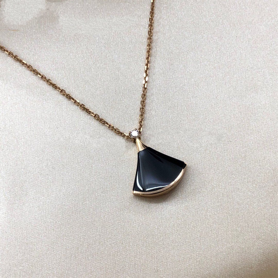 [CharmAmor]DREAM NECKLACE ONYX 1 DIAMOND