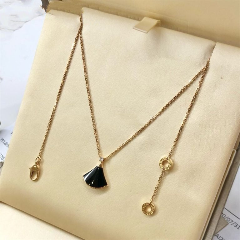 [CharmAmor]DREAM NECKLACE ONYX 1 DIAMOND