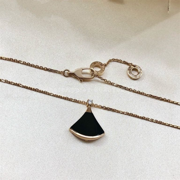 [CharmAmor]DREAM NECKLACE ONYX 1 DIAMOND