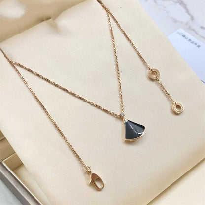 [CharmAmor]DREAM NECKLACE ONYX 1 DIAMOND