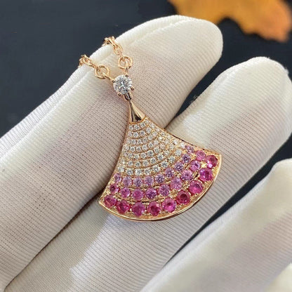 [CharmAmor]DREAM NECKLACE PINK GOLD PINK DIAMOND