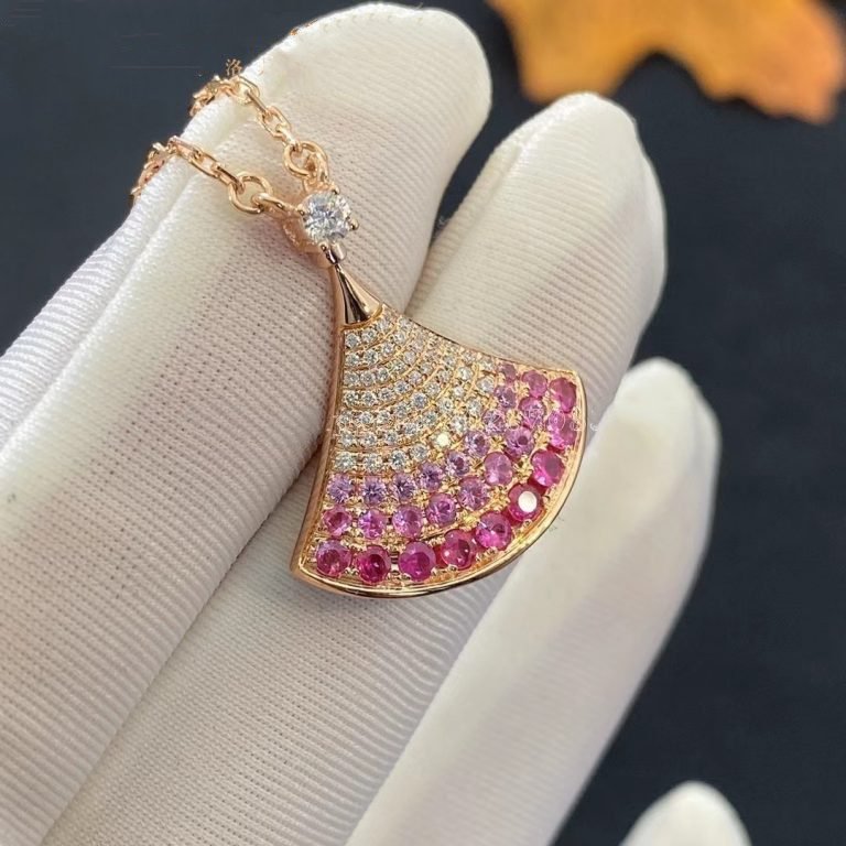 [CharmAmor]DREAM NECKLACE PINK GOLD PINK DIAMOND
