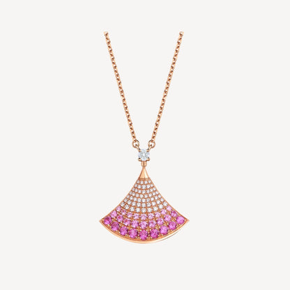 [CharmAmor]DREAM NECKLACE PINK GOLD PINK DIAMOND
