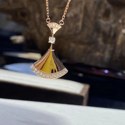 [CharmAmor]DREAM NECKLACE PINK GOLD DIAMOND