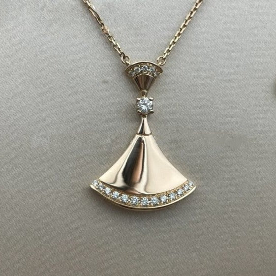 [CharmAmor]DREAM NECKLACE PINK GOLD DIAMOND